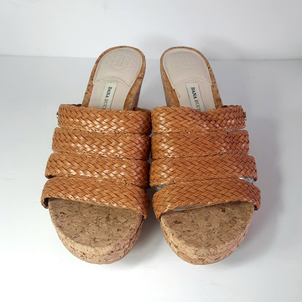 DANA BUCHMAN Woven wedge shoes size 8 - Picture 6 of 16